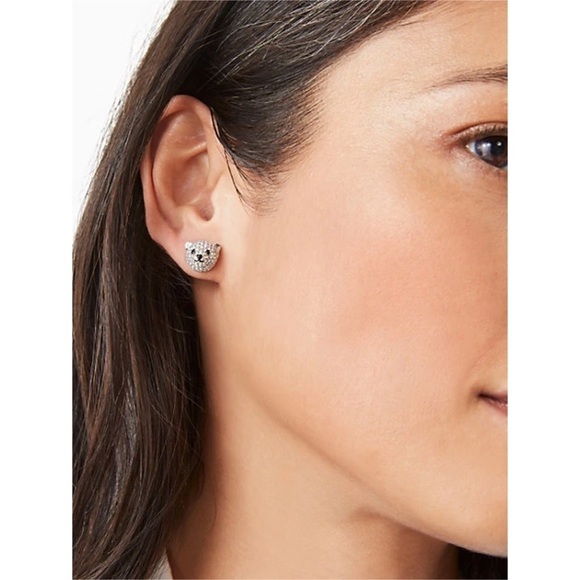 KATE SPADE • Arctic Friends Polar Bear Earrings - Picture 2 of 5